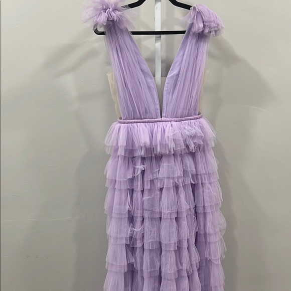 SAU LEE Sabrina Gown in Lavender - Picture 5 of 16
